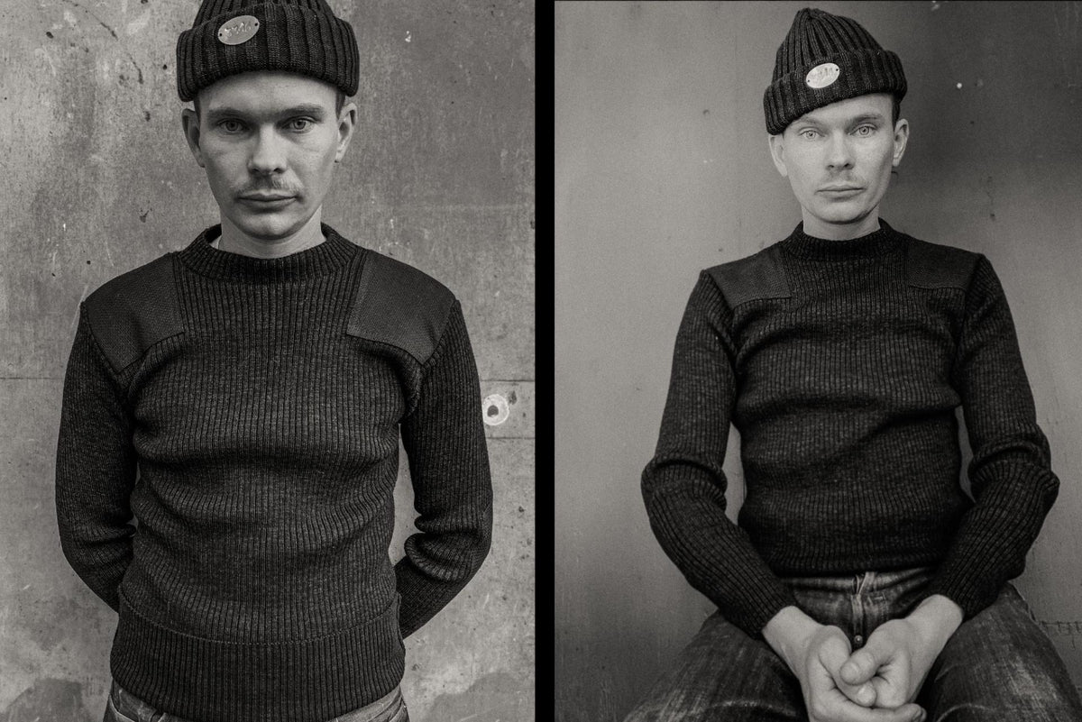 THE INDIGO COMMANDO SWEATER