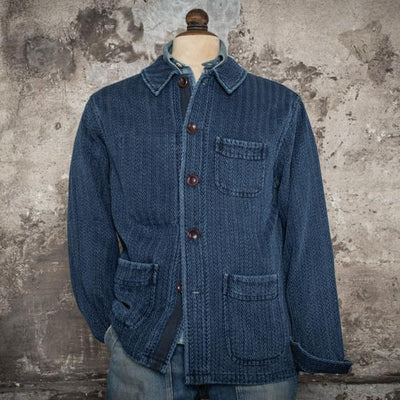 VESTE DE TRAVAIL "Le Bourgeron" – Sashiko Indigo