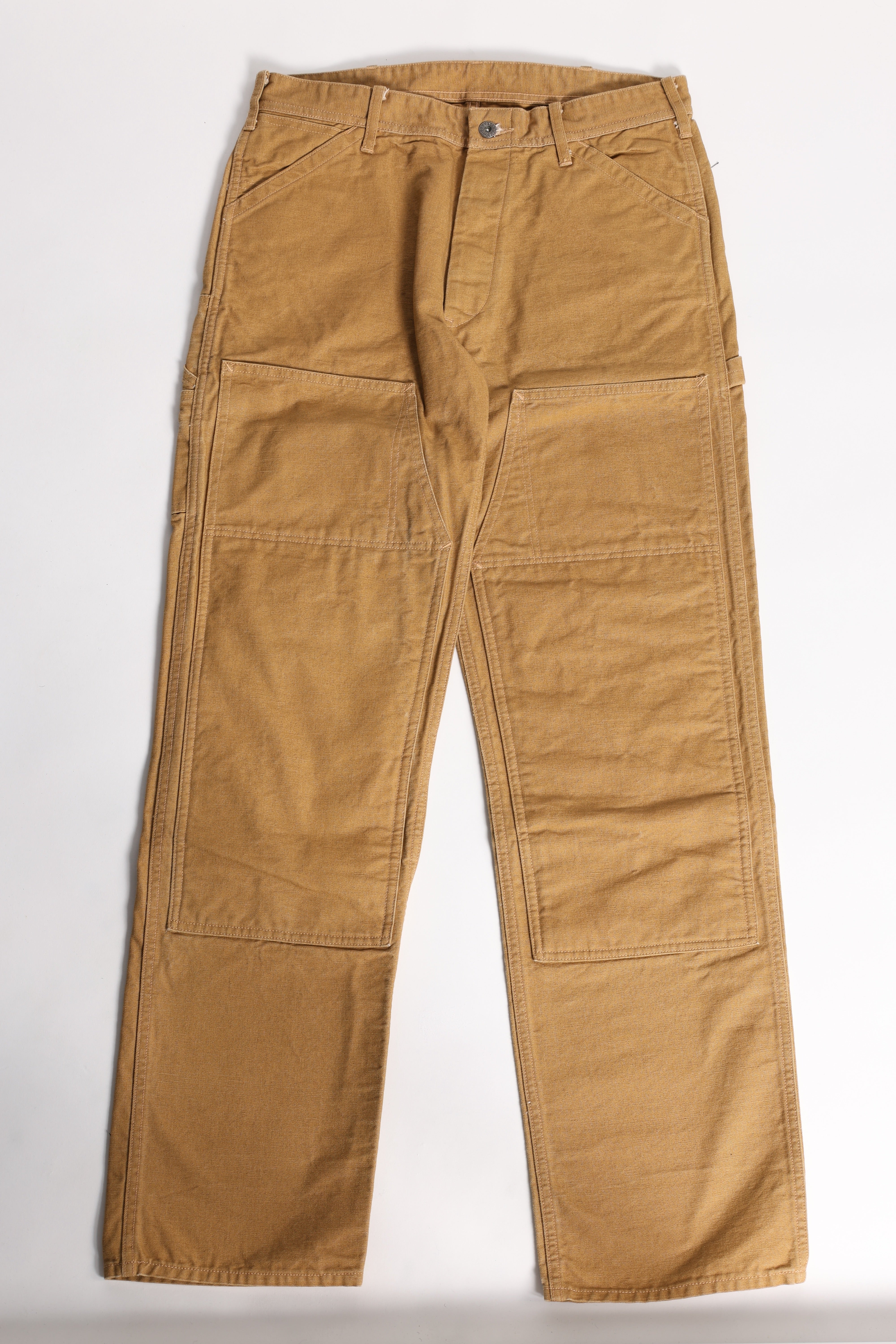 W-KNEE PAINTER PANTS BRN