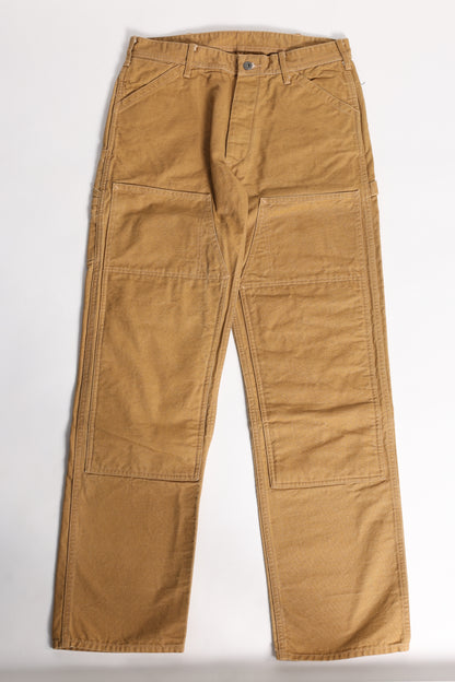 W-KNEE PAINTER PANTS BRN