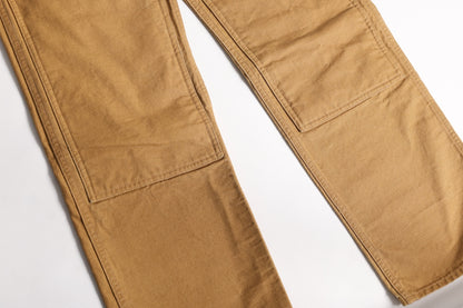 W-KNEE PAINTER PANTS BRN