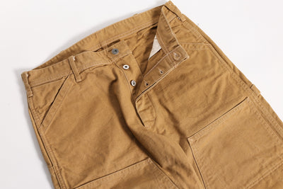 W-KNEE PAINTER PANTS BRN