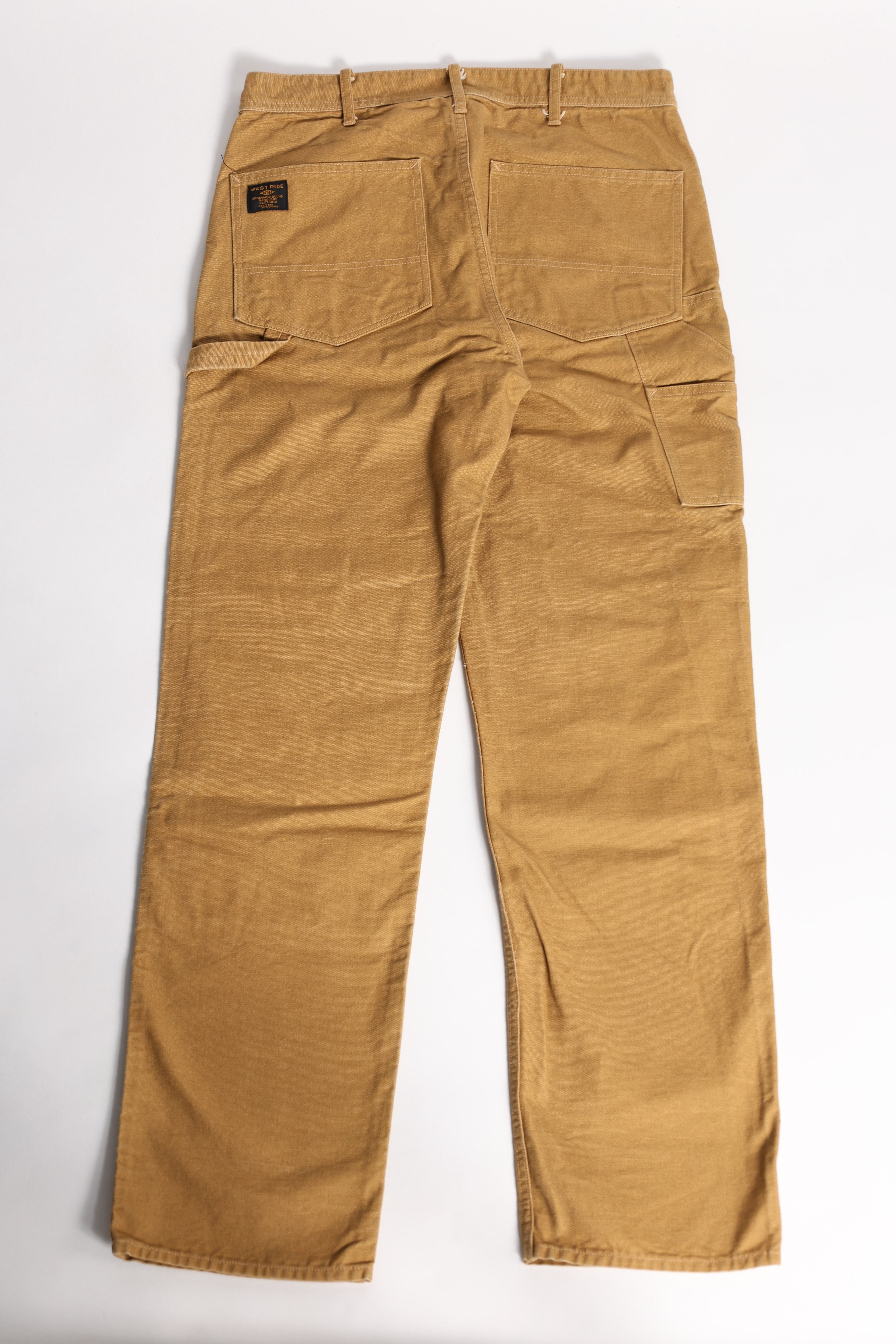 W-KNEE PAINTER PANTS BRN