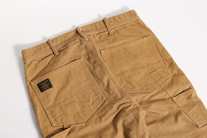 W-KNEE PAINTER PANTS BRN