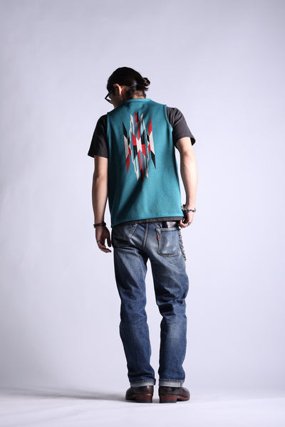 NGT NATIVE VEST TURQUOISE