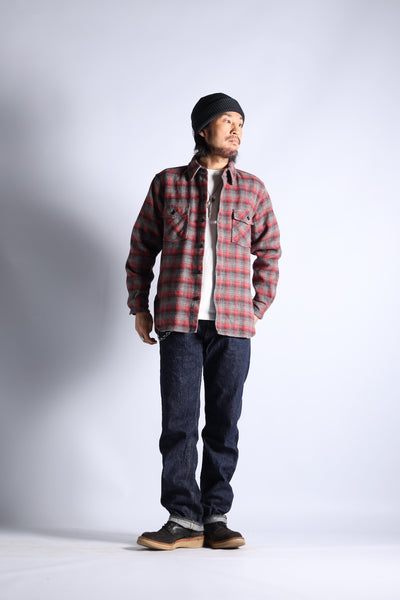 HILLBILLY SHIRTS H.RED CHK