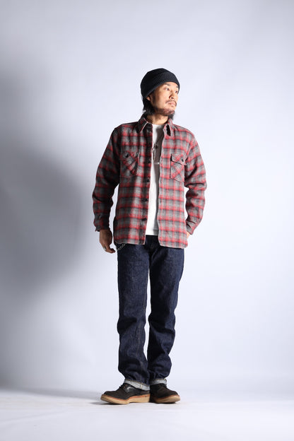 HILLBILLY SHIRTS H.RED CHK