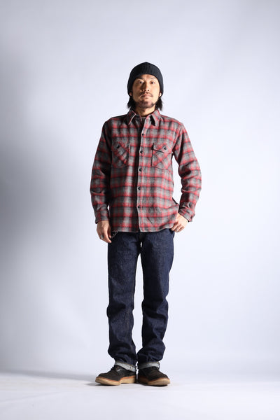 HILLBILLY SHIRTS H.RED CHK