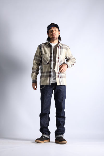 OPEN WIND SHIRTS H.BRN/CHK