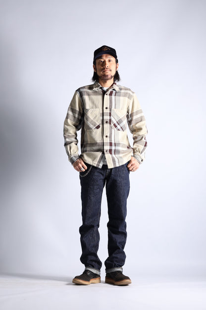 OPEN WIND SHIRTS H.BRN/CHK