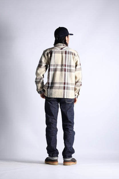 OPEN WIND SHIRTS H.BRN/CHK