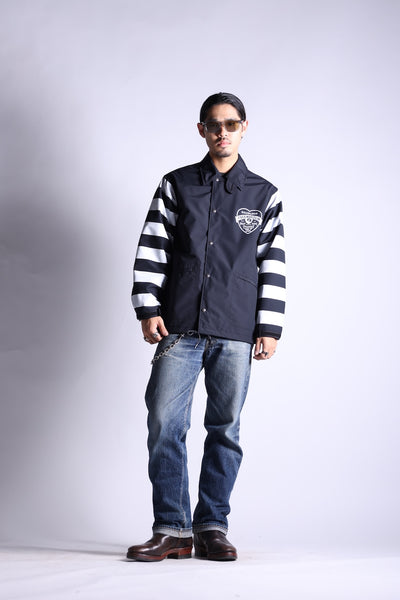 SUPPLEX CYCLE WINDBREAKER BORDER SLEEVE BLACK