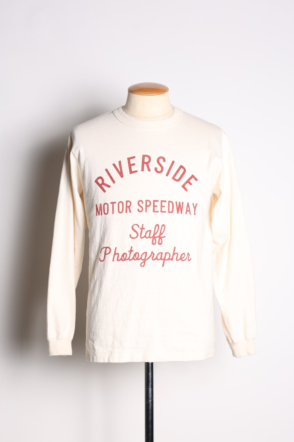 VINTAGE PRINT LONG TEE.26-02 VINTAGE CREAM