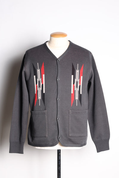 NGT NATIVE CARDIGAN CHARCOAL