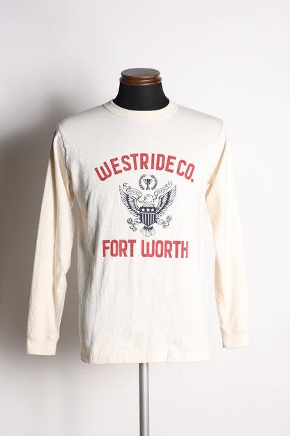 VINTAGE PRINT LONG TEE: 25-02 CRM