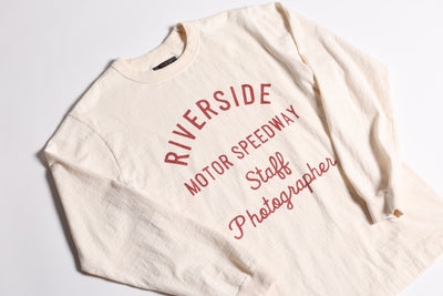 VINTAGE PRINT LONG TEE.26-02 VINTAGE CREAM