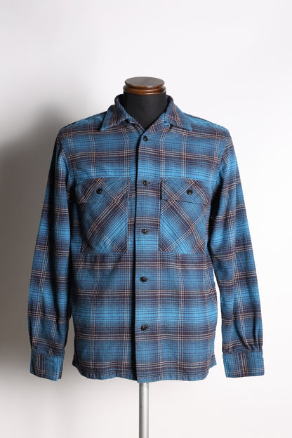 NAVY WORK SHIRTS BLUE CHK