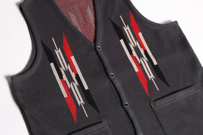 NGT NATIVE VEST CHARCOAL