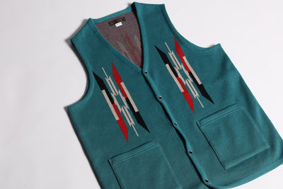 NGT NATIVE VEST TURQUOISE