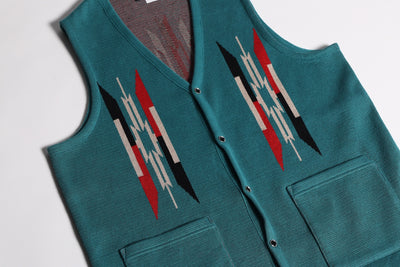 NGT NATIVE VEST TURQUOISE