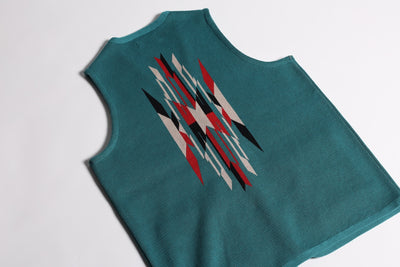 NGT NATIVE VEST TURQUOISE