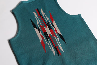 NGT NATIVE VEST TURQUOISE