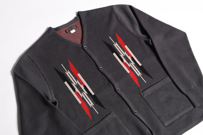 NGT NATIVE CARDIGAN CHARCOAL