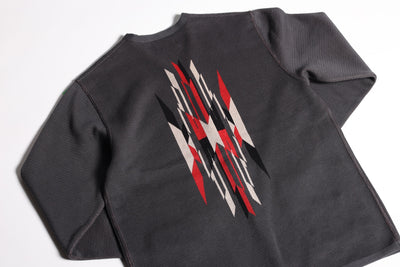 NGT NATIVE CARDIGAN CHARCOAL