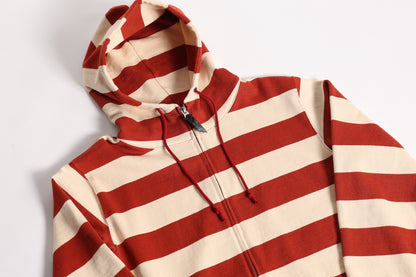 HEAVY BORDER HOODIE BRK/CRM