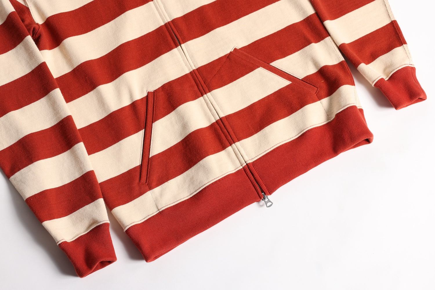 HEAVY BORDER HOODIE BRK/CRM