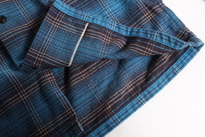 NAVY WORK SHIRTS BLUE CHK