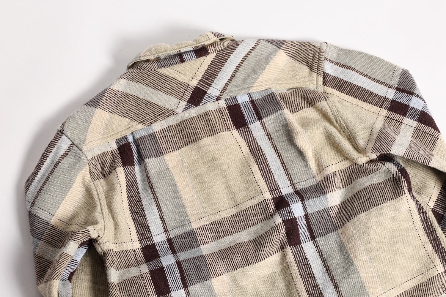 OPEN WIND SHIRTS H.BRN/CHK