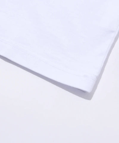 SKULL IN FLAMES L/S TEE - White