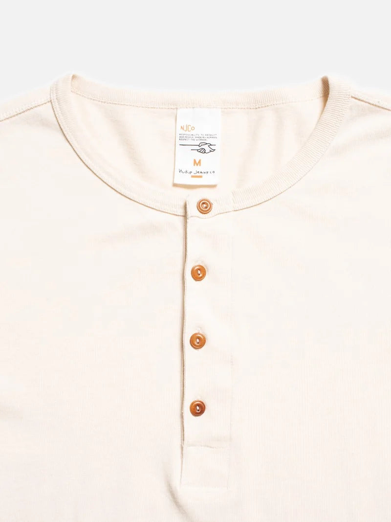 LS HENLEY ECRU