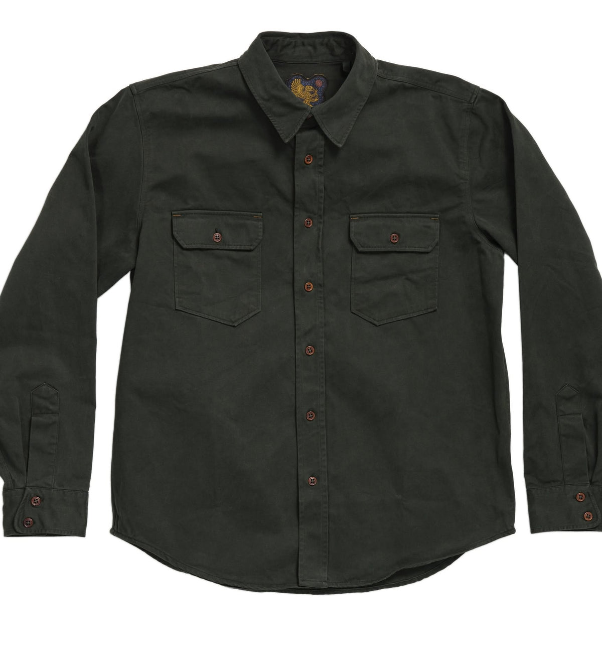 ALAMO SHIRT – Cotton Twill, Greek Pitch