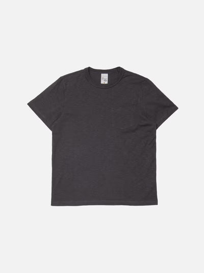 Roy Heavy Slub T-Shirt Antracite