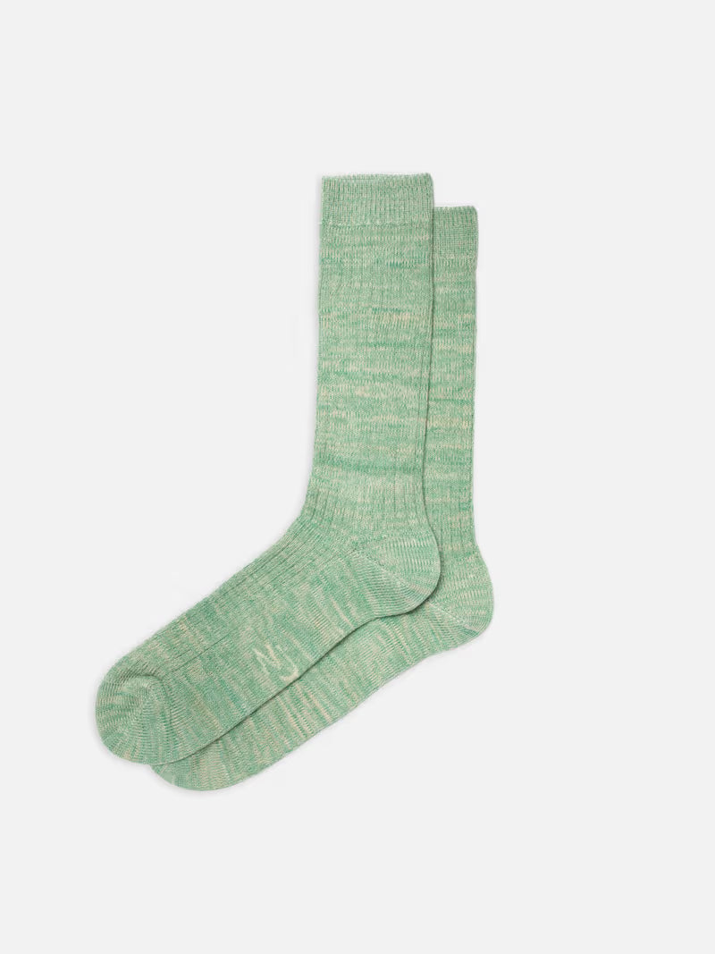 RASMUSSEN Mens Rib Sock Turquoise