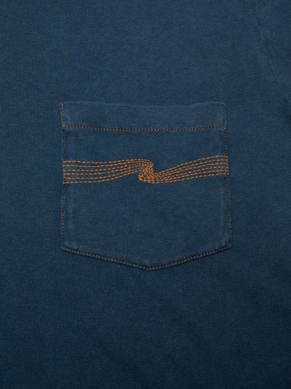 Ricky Pocket T-Shirt Washed Blue