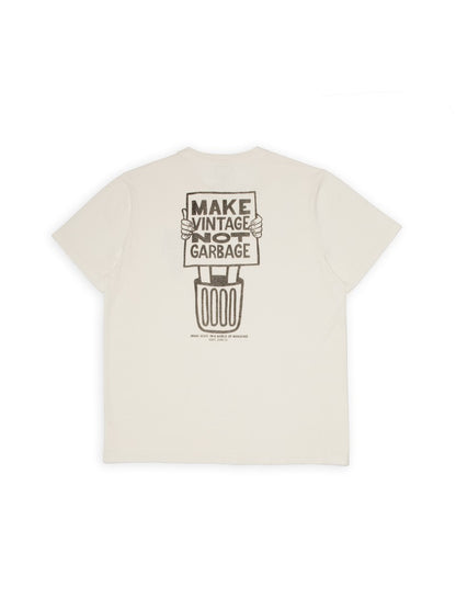 Roy Garbage T-Shirt Chalk White