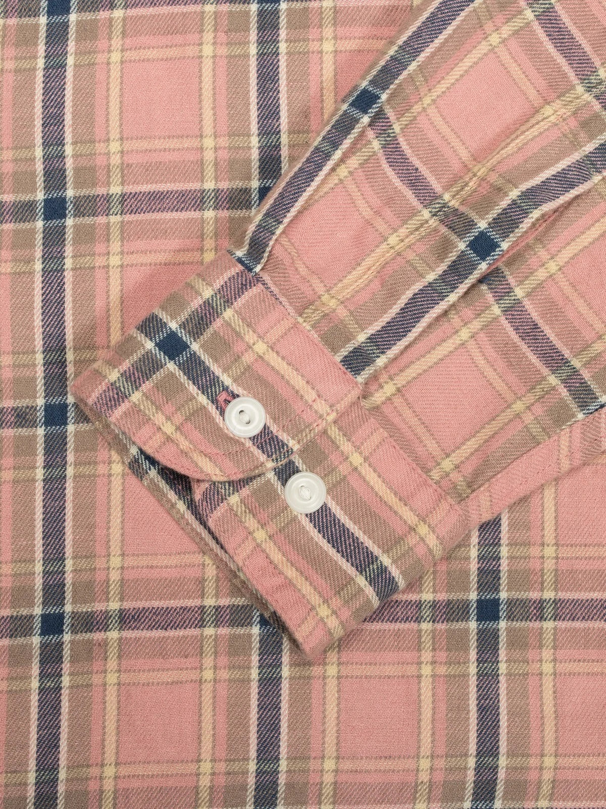 JULIAN WORKER SHIRT Checked-Dusty Pink