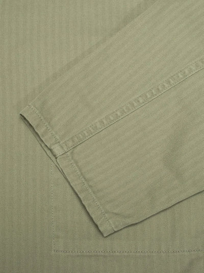 BUDDY CHORE JACKET Herringbone – Pale Green