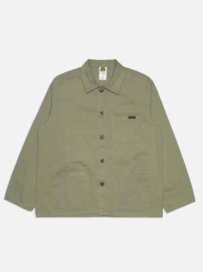 BUDDY CHORE JACKET Herringbone – Pale Green