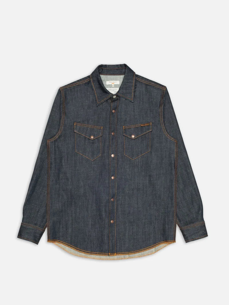 GUNNAR DENIM SHIRT DRY STREAKY