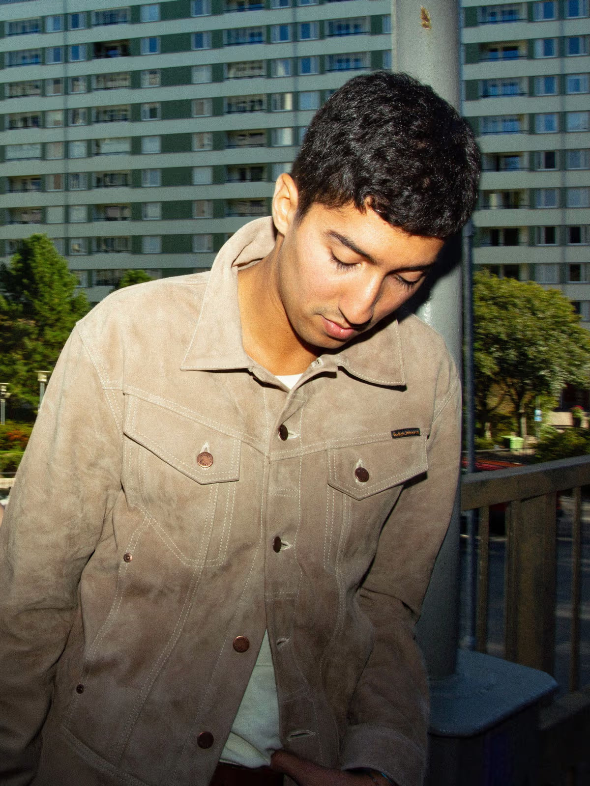 WILLY SUEDE JACKET MUD