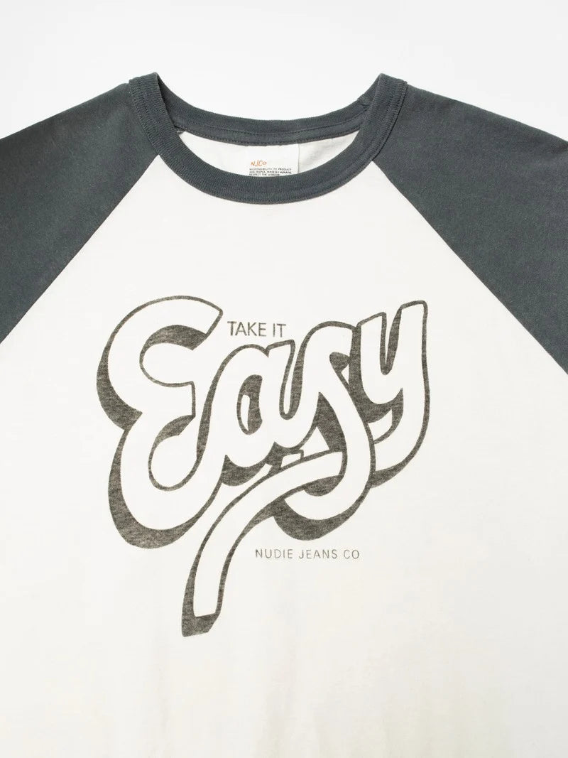 ROY RAGLAN TSHIRT-Take It Easy – Vintage Raglan mit Fade-Charakter