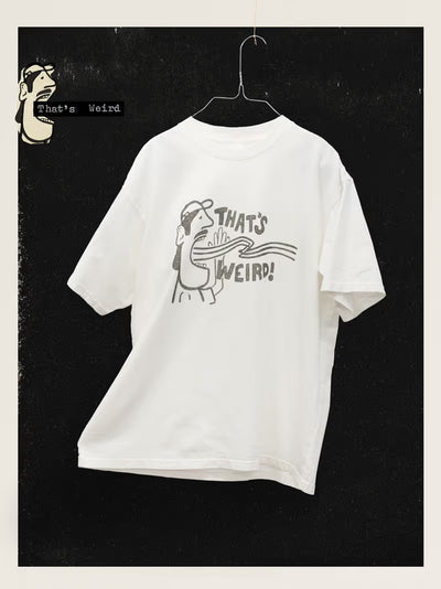 KOFFE T-SHIRT That's Weird Chalk White
