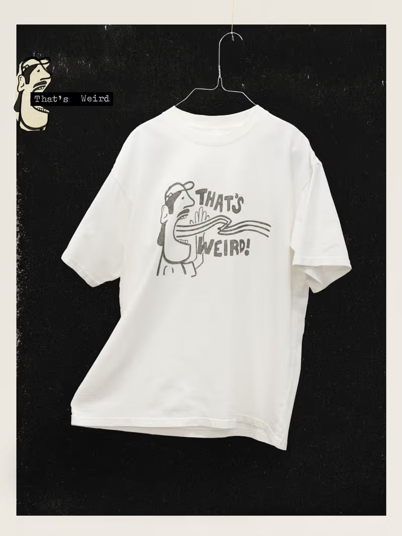 KOFFE T-SHIRT Thats Weird Chalk White