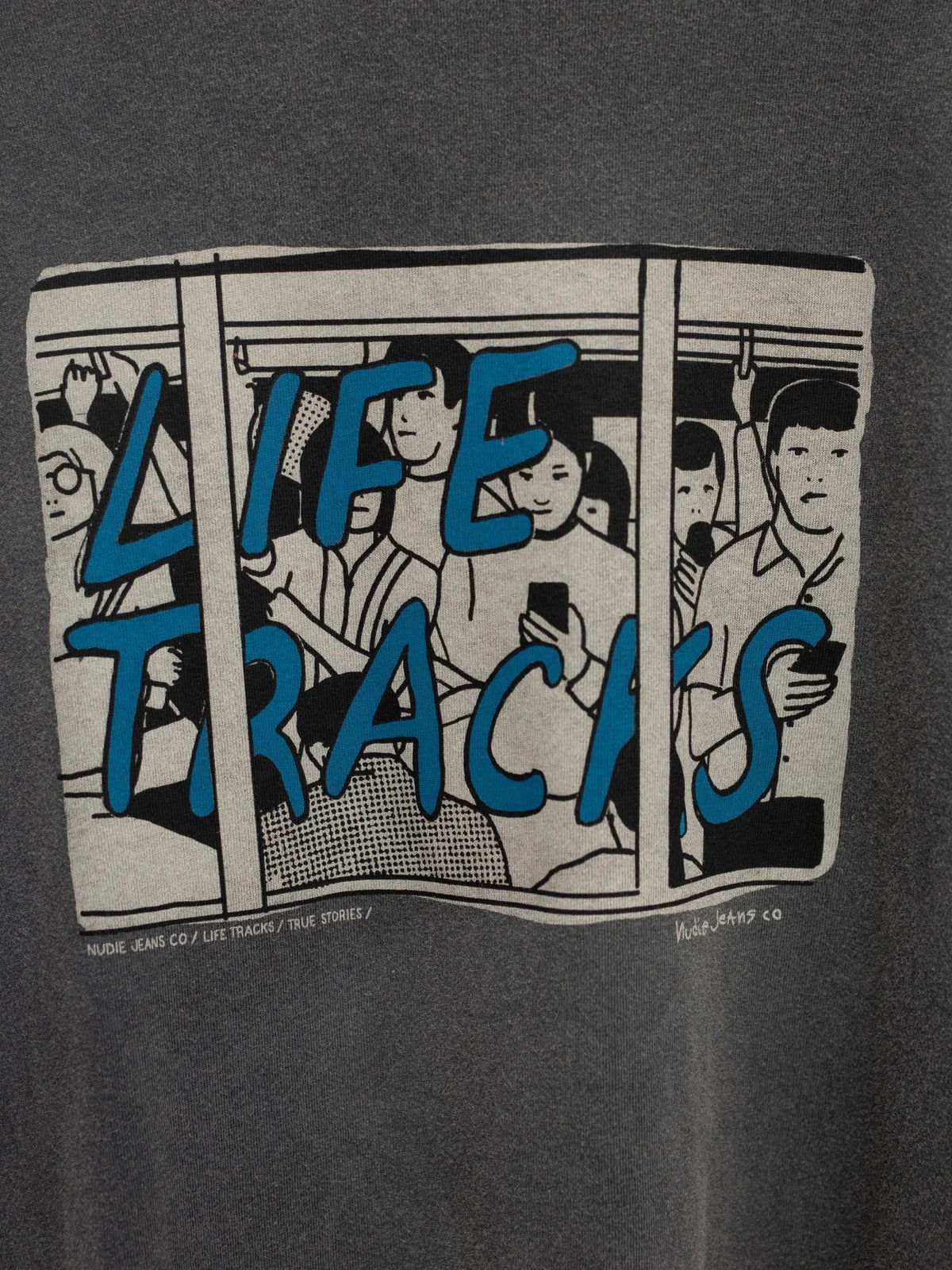 KOFFE T-SHIRT LIFETRACKS III Anthracite