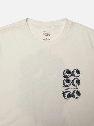 ROY T-SHIRT WALL CRACK CHALK WHITE