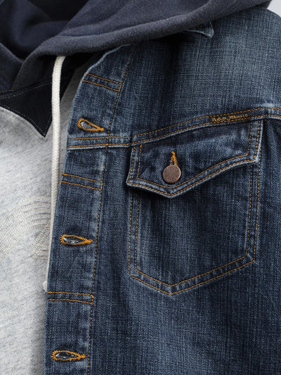 CONNY DENIM JACKET BIG WAVE BLUE